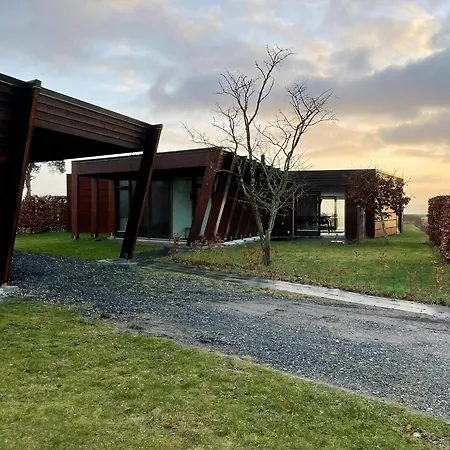 View Over Aarhus Bay From Striking Architecture Tatil Evi *