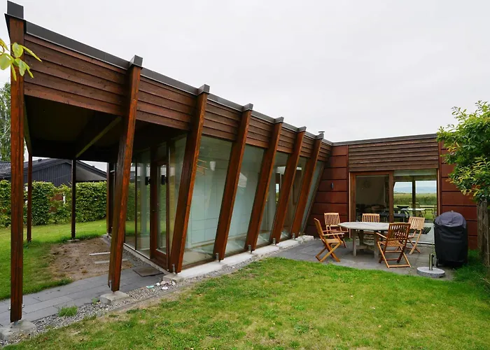 בית נופש View Over Aarhus Bay From Striking Architecture Egå